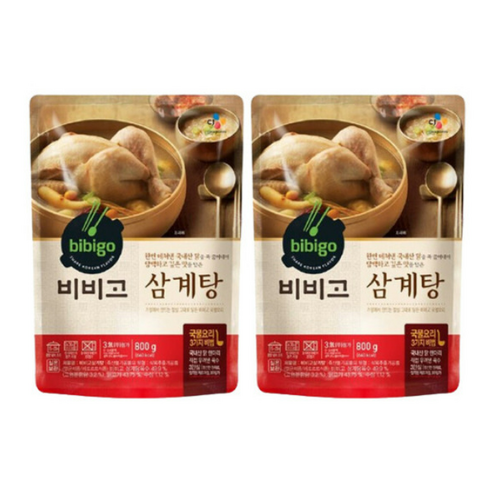 비비고 삼계탕 800g 2개, 800mg