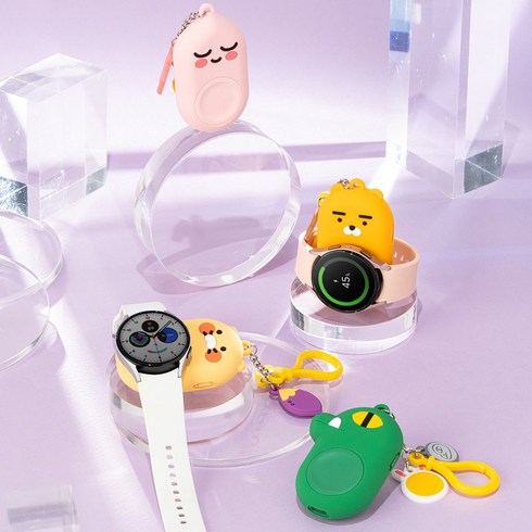 카카오프렌즈 스마트워치 전용 워치톡 보조배터리 (갤럭시워치애플워치), 카카오프렌즈 애플워치톡_라이언