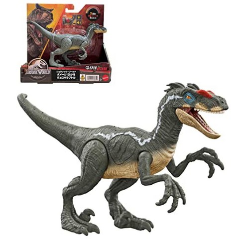 마텔 쥬라식 월드(JURASSIC WORLD) 데미지 히카루 벨로키라푸토르[전장:약 20 cm][4세~] HNC11, 1개