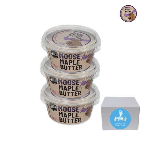 무스 메이플 버터 150g X 3 코스트코 메이플시럽 버터, 3개