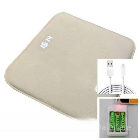 카펫 알람시계 시끄러운 무조건 잠깨우는 알람 미션 발매트 강제기상 회사원 학생, 스텐드 스톱 알람 시계(소)