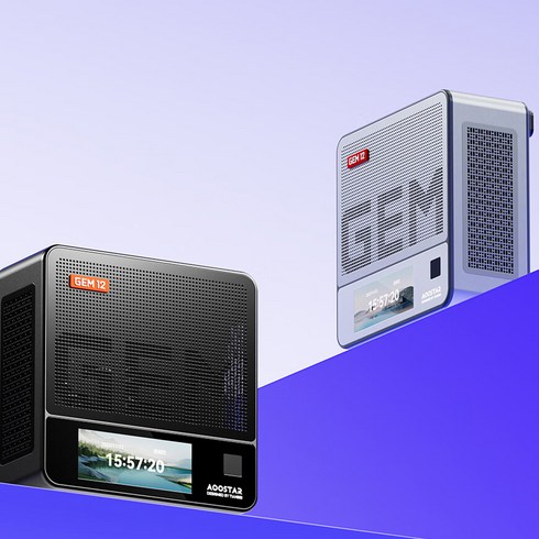 gem12 - [ XC샵 ] AOOSTAR GEM12 /GEM12 PRO 미니PC AMD 7840HS 8845HS DDR5 MINIPC 데스크톱 독립형, GEM12-R9 6900HX, 표준시스템[메모리/하드디스크 X랜카드 포함]