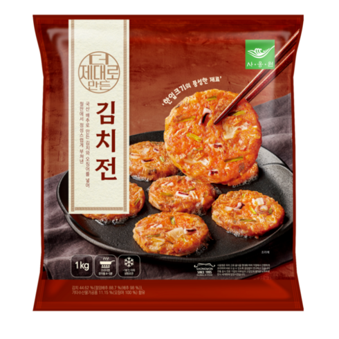 김치전 - 사옹원 더 제대로만든 김치전 1kg 1+1, 2개