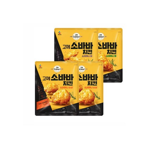 고메 소바바치킨 소이허니 세트(순살2+윙+봉), 300g, 1세트