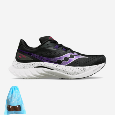 써코니스피드4 - [saucony] 써코니 런닝화 운동화 엔돌핀 스피드 4 W 여성 BLACK S10940-100+ 신발파우치