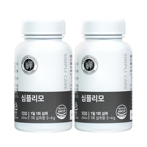 심플리티2in1 - 심플리케어 심플리모, 100g, 2개