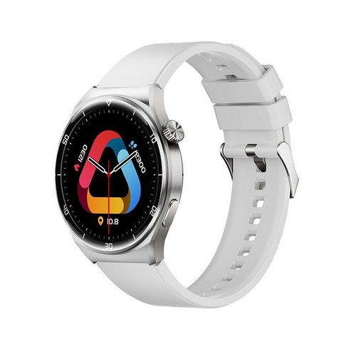 큐씨와이 스마트워치 QCY Watch GT2 HD AMOLED 화면 블루투스 통화 블랙, 실버