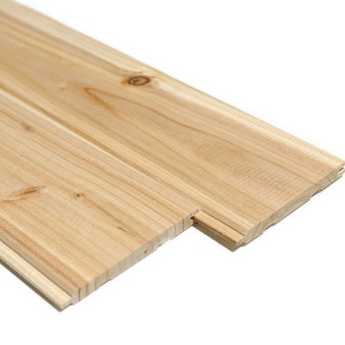 루바 - 삼목루바 삼목 루바 10X113X2400mm 1단8개 인테리어 마감재 삼나무피톤치드 옹이있음 목공, 8개