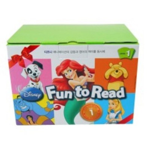 Disney Fun To Read(펀투리드) 레벨1 Book+CD 25종 박스 set, 펀투리드 레벨1 Book+CD 25종 박스 set