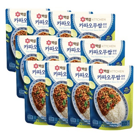 백설카파오무쌉 - 백설 카파오무쌉 덮밥소스 150g x 12개, 1800g