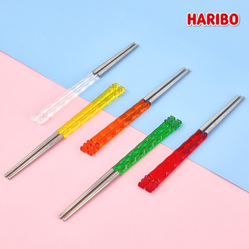 하리보 골드베렌 스텐 젓가락 S 택1, 그린, 그린