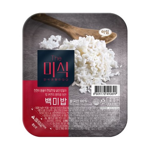 The미식 백미밥, 210g, 24개