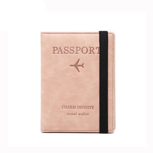 여권케이스 RFID 안티스키밍 여권지갑 해킹방지 여권가방 커버 3사이즈 8색상, 회색, 여권케이스C, 1개