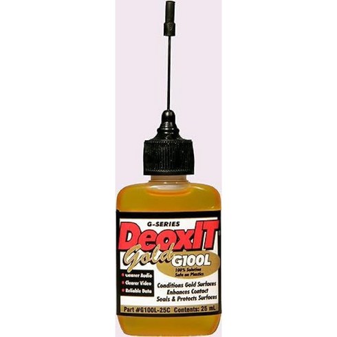 DeoxIT Gold 100 컨디셔너 니들 어플리케이터 25ML-G100L-25C, 25ML