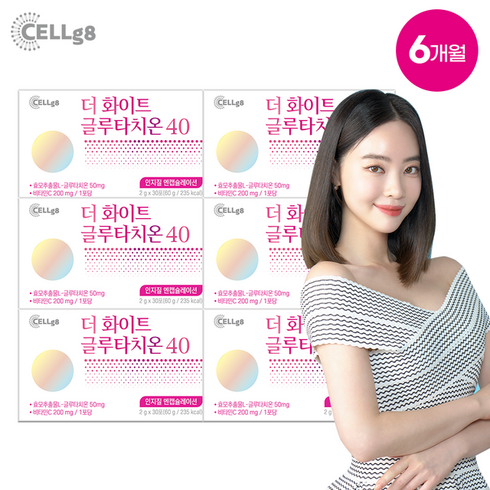 더 화이트 더 화이트 글루타치온40 6박스, 상세 설명 참조, 단품