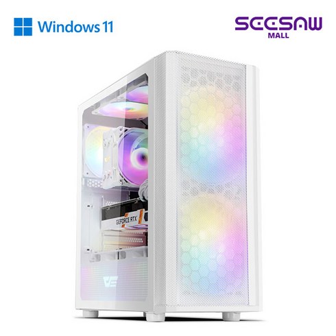 시소몰 윈도우 탑재 조립PC A78X2 (라데온7 7800X3D/32GB/1TB/RTX4070Ti/윈도우11) 게이밍PC