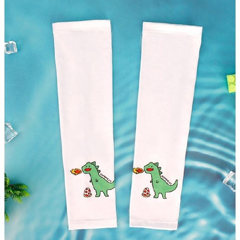 공룡 쿨토시 팔토시 아동 어린이 남아 키즈 여름 야외활동 Cooling arm sleeves