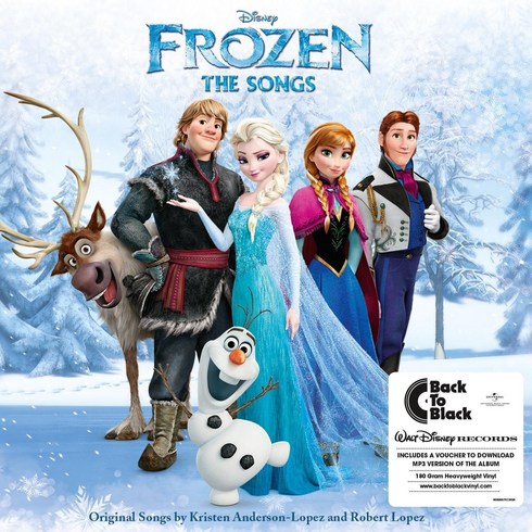 디즈니 LP 엘피 바이닐 VINYL 겨울왕국 Frozen: The Songs