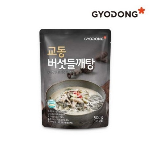 교동 버섯들깨탕, 500g, 12개