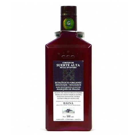 꼬르띠호 데 수에르테 알타 피쿠알 올리브 오일 500ml 6개입 CORTIJO DE SUERTE ALTA Extra Virgin Olive, 1