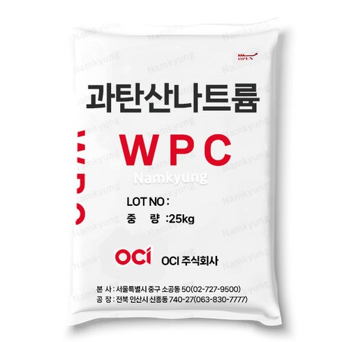 과탄산소다대용량3kg - 과탄산소다 25KG OCI, 1개