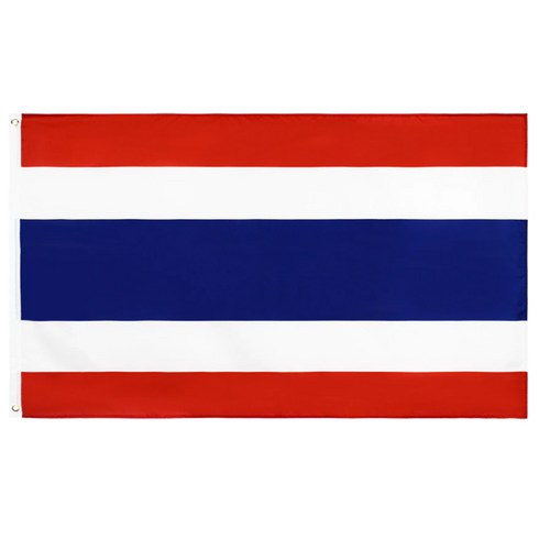 아시아국기 - 태국국기 Thailand flag 타일랜드 아시아 동남아시아 국기 인테리어 소품 용품, 150x90cm, 1개