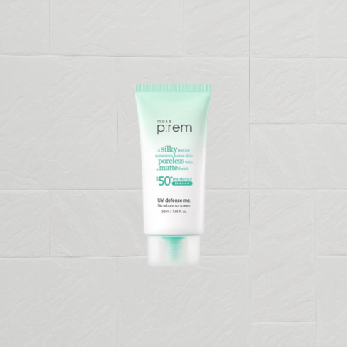 1+1 메이크프렘 유브이 디펜스 미 노 세범 선크림 40ml+40ml, 40ml x 2개, 40ml, 2개
