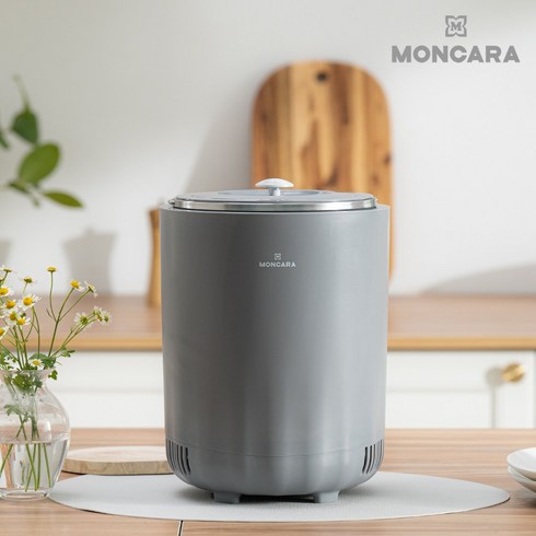 몽카라 스텐 304 바스켓 음식물 쓰레기 냉장고 3.5L MAC-601B, 그레이