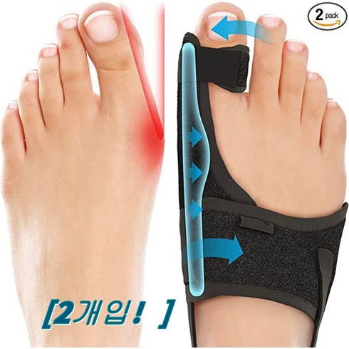 Corsfitness 엄지발가락링 발가락보호대 남녀공용, 2개입