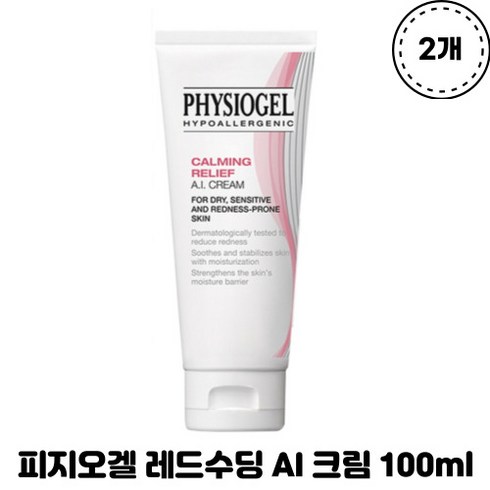 피지오겔 레드수딩 AI 크림 100ml, 2개