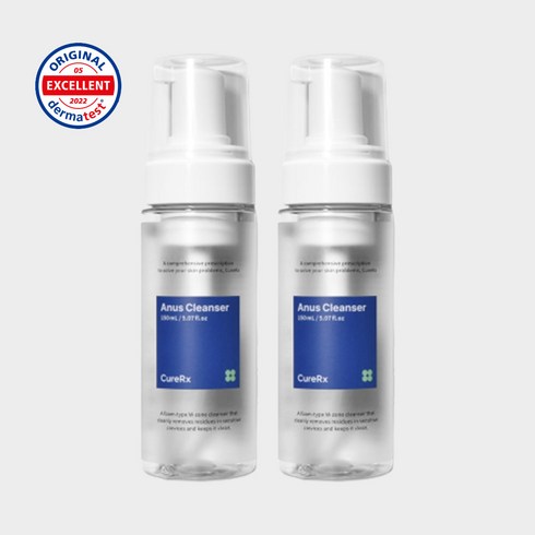 큐어알엑스 아누스 클렌저 항문전용워셔 항문청결제 항문세정제 150ml, 2개
