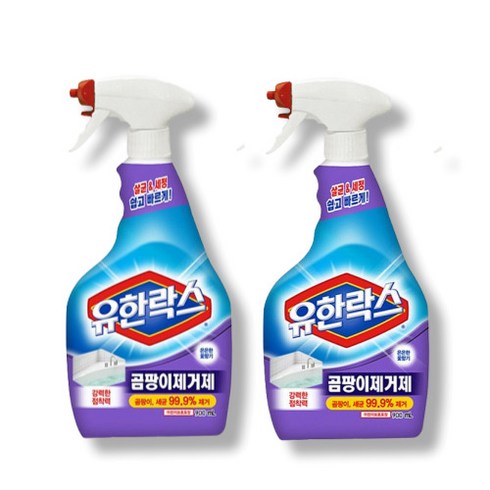 유한락스 곰팡이제거제, 900ml, 2개
