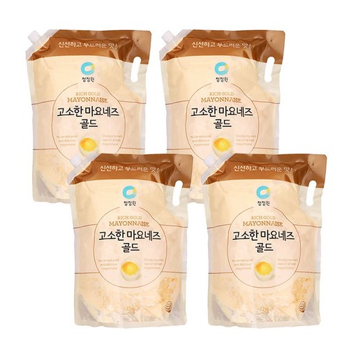 청정원마요네즈3.2 - 청정원 고소한 마요네즈 스파우트 3.2kg x 4개입 (1박스), 4개