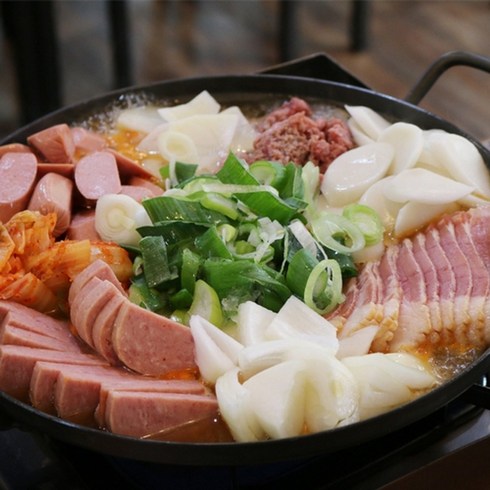 정순옥 부대찌개 의정부 부대볶음 2인분 라면사리포함, 1개, 650g