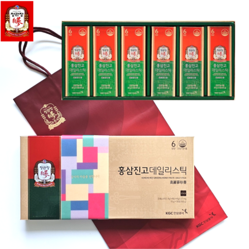 정관장 홍삼진고 데일리스틱 30포 홍삼정 감사선물세트, 1박스, 300ml