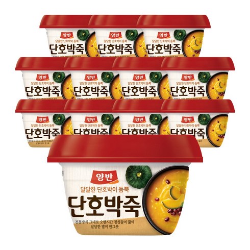 호박죽 - 동원 양반 단호박죽, 285g, 12개