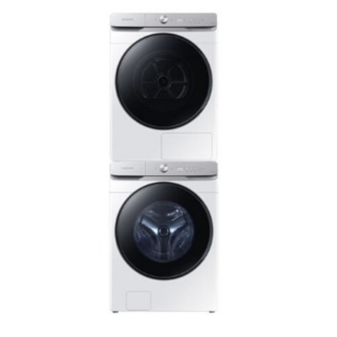 dv19t8745bw - 삼성전자 그랑데 AI 세탁기 WF21T6500KW + 건조기 DV19T8745BW 21kg + 19kg 직렬설치 패키지 방문설치, 화이트, WF21T6500KW9T