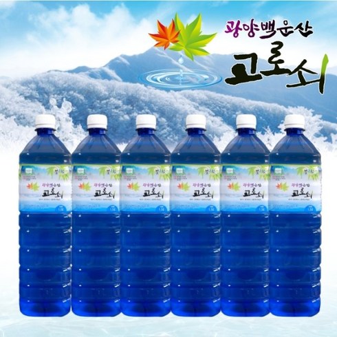 [쇼핑엔티] 농협 광양 백운산고로쇠 9ℓ(1.5ℓ*6병), 없음, 6개