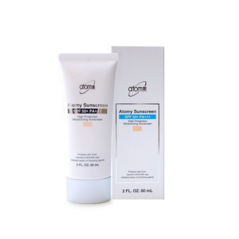 에터미썬크림 - 애터미 선크림 베이지 SPF50+ PA+++, 60ml, 2개