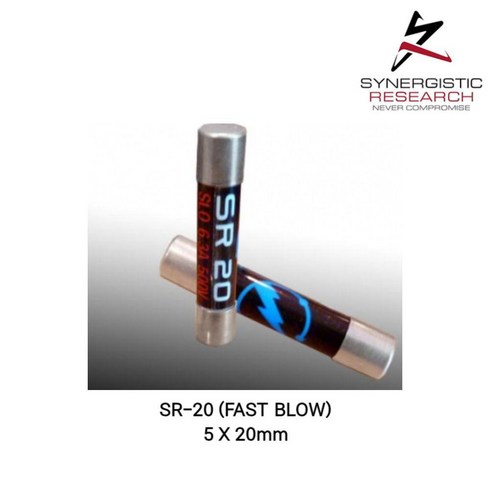 오디오퓨즈 시너지스틱리서치 SR-20 5x20mm (F) Synergistic Fuse, 160mA(5x20mm)