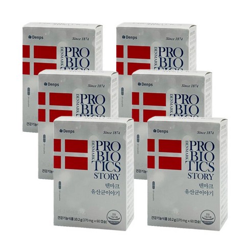 덴마크 유산균 이야기 170mg x60캡슐x6박스 /An