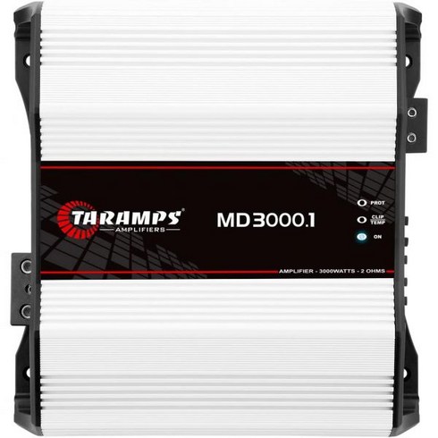 Taramps MD 3000.1 전대역 증폭기 3000W RMS 2Ω 1채널 고효율 모노 증폭기 클래스 D 베이스 부스트 카 오디오 사운드 모노블록 크로스오버 고출력 앰프, 자동차 오디오