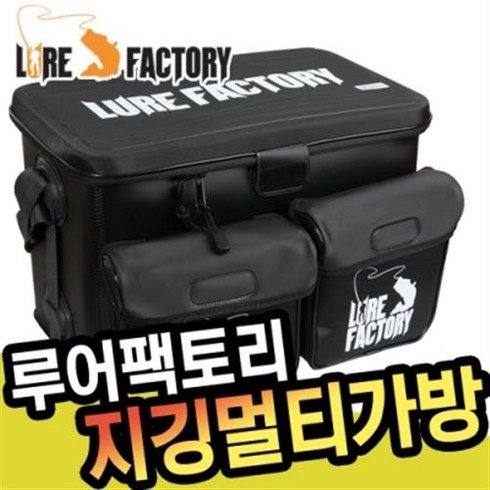 루어팩토리 LF-101J 지깅가방/다용도수납/대용량가방/지그백/루어가방/터미널박스 (형제피싱-GK), 블랙