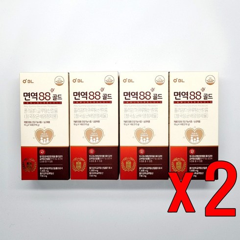 바이오리더스 면역88 골드 2박스/112포, 2개, 단일옵션