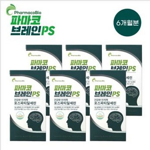 파마코바이오 파마코 브레인PS 6박스/6개월분, 단일옵션