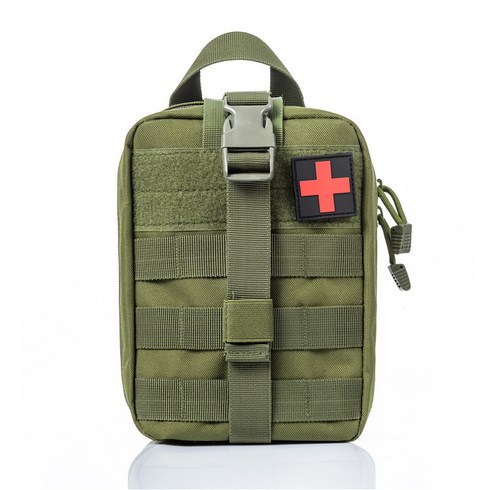 Tactical EDC Molle Medical Pouch Utility EMT First Aid Kit Survival Bag Emergency Hunting Bag, 01 Army Green