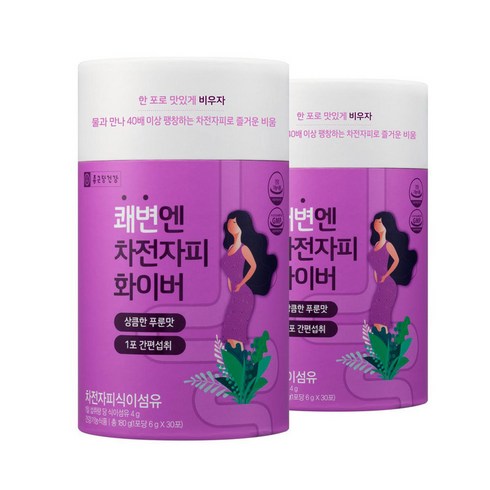 종근당 쾌변 엔 차전자피 화이버 6g x 30포x 2박스