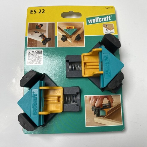 2023년 가성비 최고 스키교육용 클램프 - 울프크래프트 코너 클램프 ES22 3051000 2개입 바이스 고정 모서리 목재 목공 공구, 1set