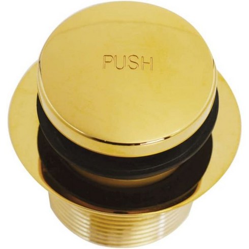 팁토우 - Westbrass 웨스트브라스 팁 토우 1-1/2 NPSM 거친 실 목욕 배수 매트 블랙 D3322-62, Polished Brass, 1개