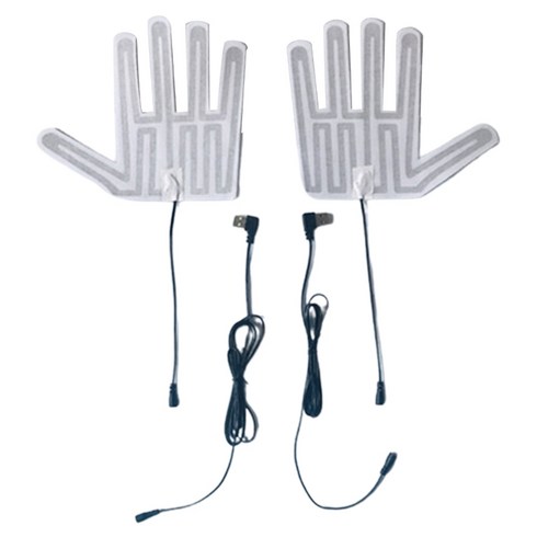 2024년 가성비 최고 전기핸드워머 - 휴대용 전기 핸드 워머 5V USB 가열 장갑 패드 전기 장갑 난방 시트 핸드 가열 패드, 유형 d